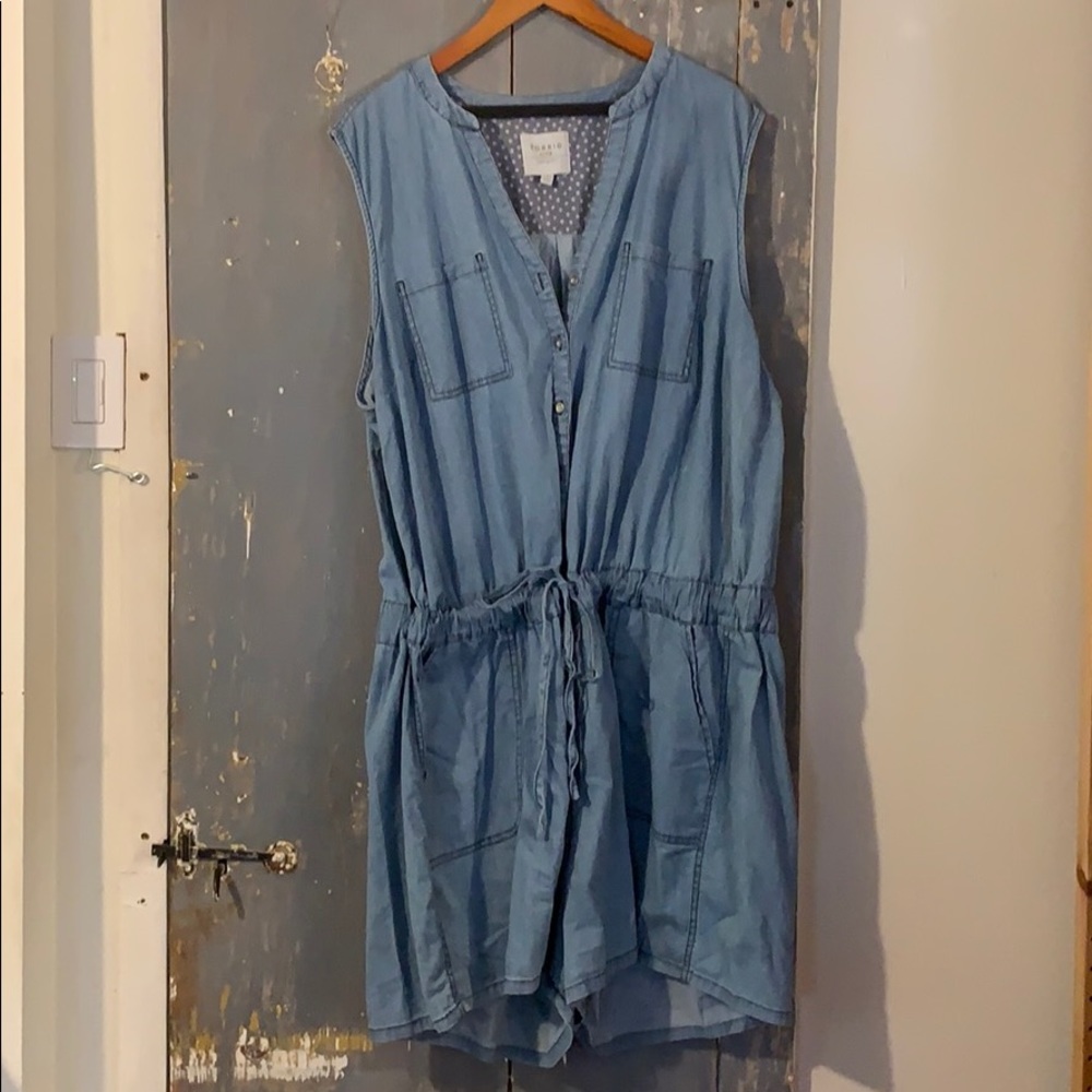 Torrid Denim romper